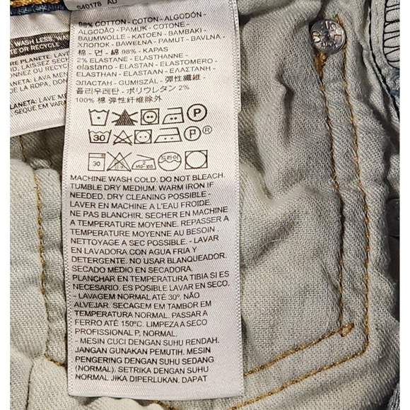 Levis Jeans 541 Mens 32x32 Blue Athletic Tapered Medium Wash Denim - Picture 15 of 16